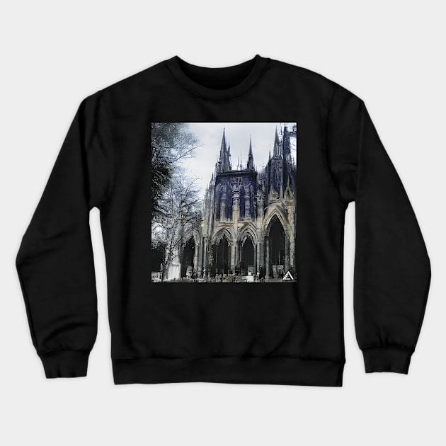 A Gothic Cathedral Crewneck Sweatshirt by Avedaz